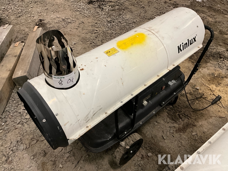 Dieselkanon med skorsten Kinlux 50kW