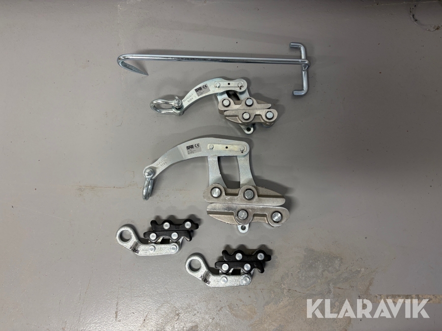 Diverse spännverktyg för el- och telelinor