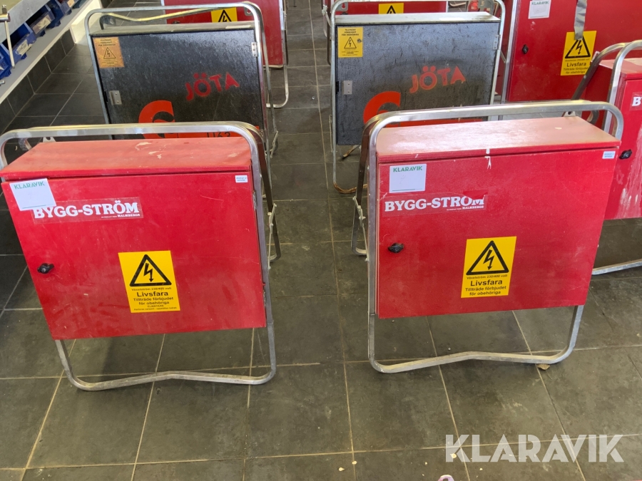 Byggplatscentral Elskåp Malmbergs Bygg-ström u632 2st