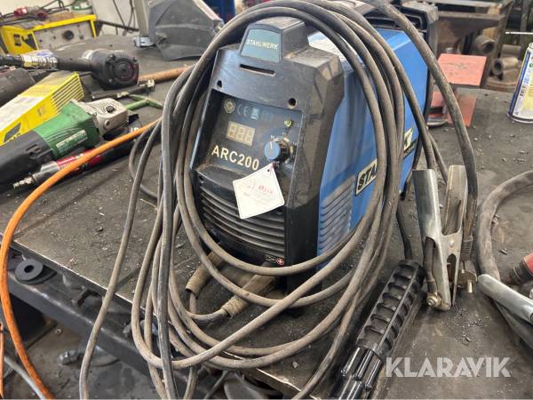 Elsvets Stahlwerk ARC 200 komplett och bärbar