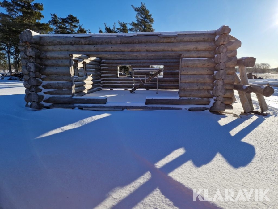 Timmerstomme/Stockhus i gran cirka 70kvm invändigt