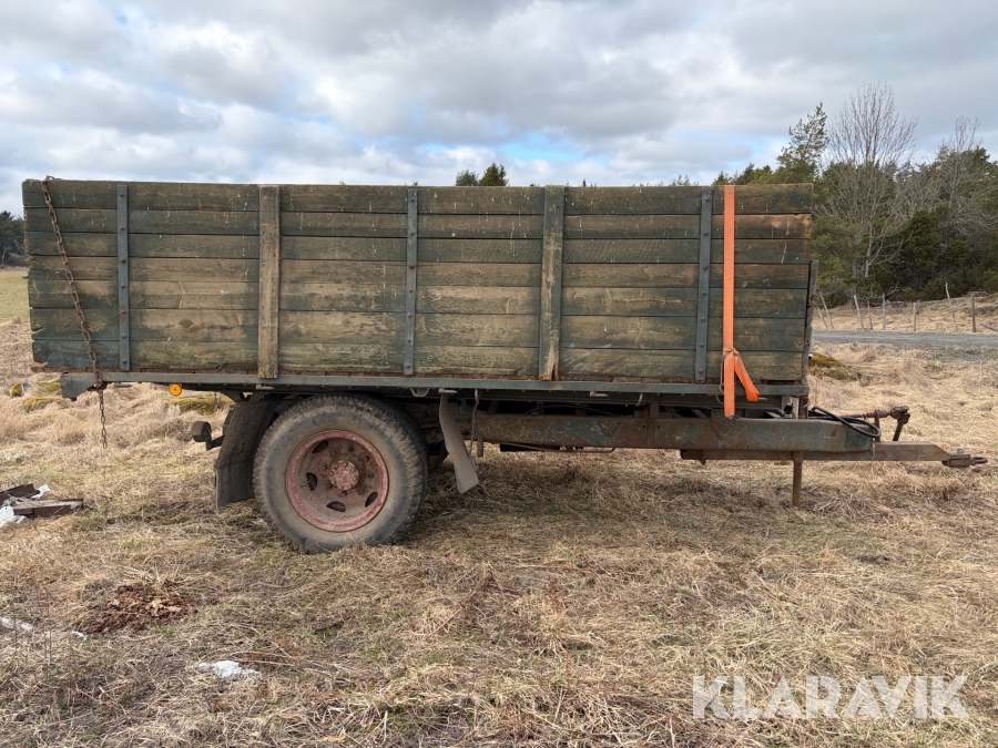 Tippkärra med torkbotten