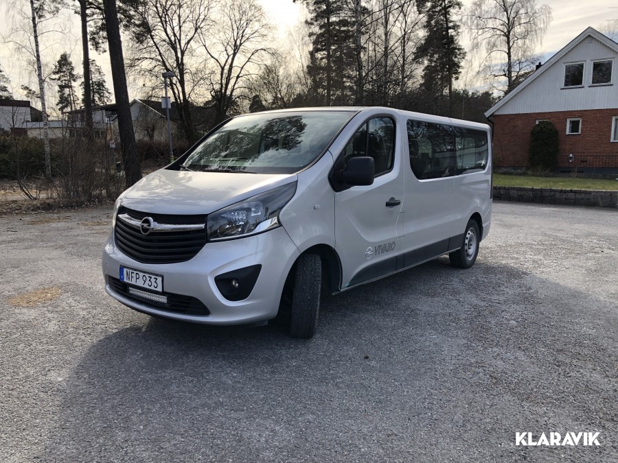 Minibuss Opel Vivaro 9 sits
