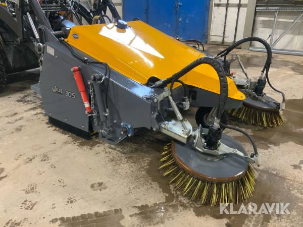 Sopskopa Wille Optim 305 med sidoborstar x2 /Trima-Sms