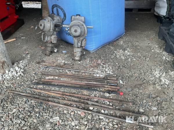 Bergsborrmaskiner Atlas Copco Cobra med ca.25st borrar
