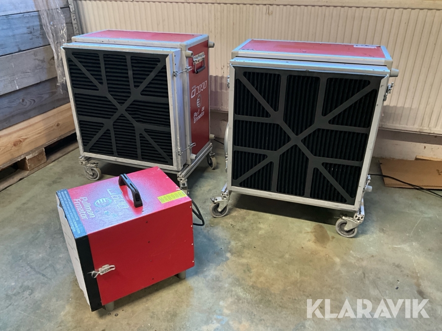 Luftrenare Pullman Ermator A2000, A600 3st