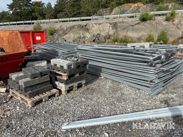 Byggstaket 3,5x2m 70st