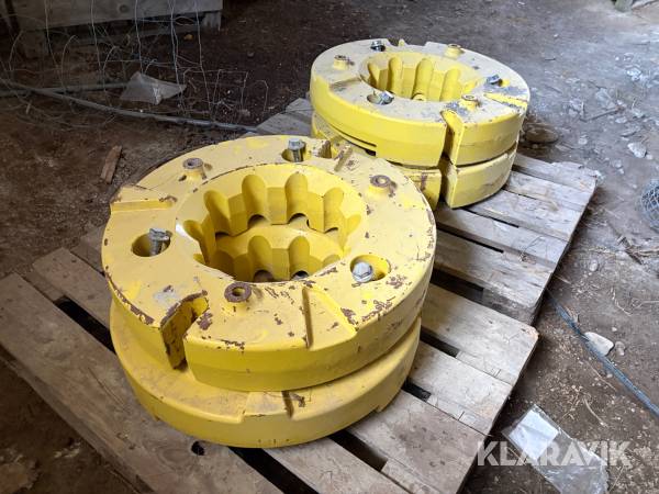 Hjulvikter John Deere 275kg 4st