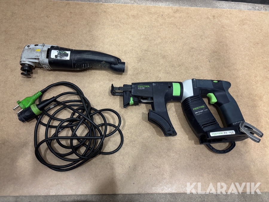 Skruvautomat Festool AF 55-DWC och multiverktyg