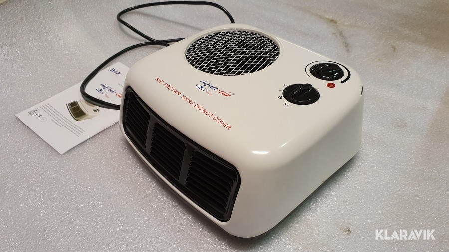 Värmefläkt med inbyggd termostat