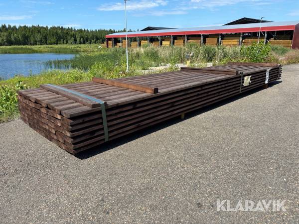 Virkespaket 34x120 handledare NTR AB brun 302 löpmeter