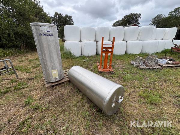 Varmvattenberedare DeLaval Rostfria 2st