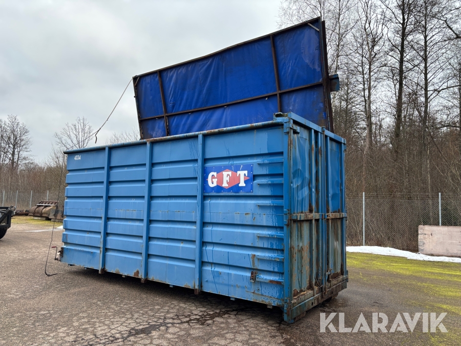 Lastväxlarflak/ Fliscontainer Eskilstuna 39m3