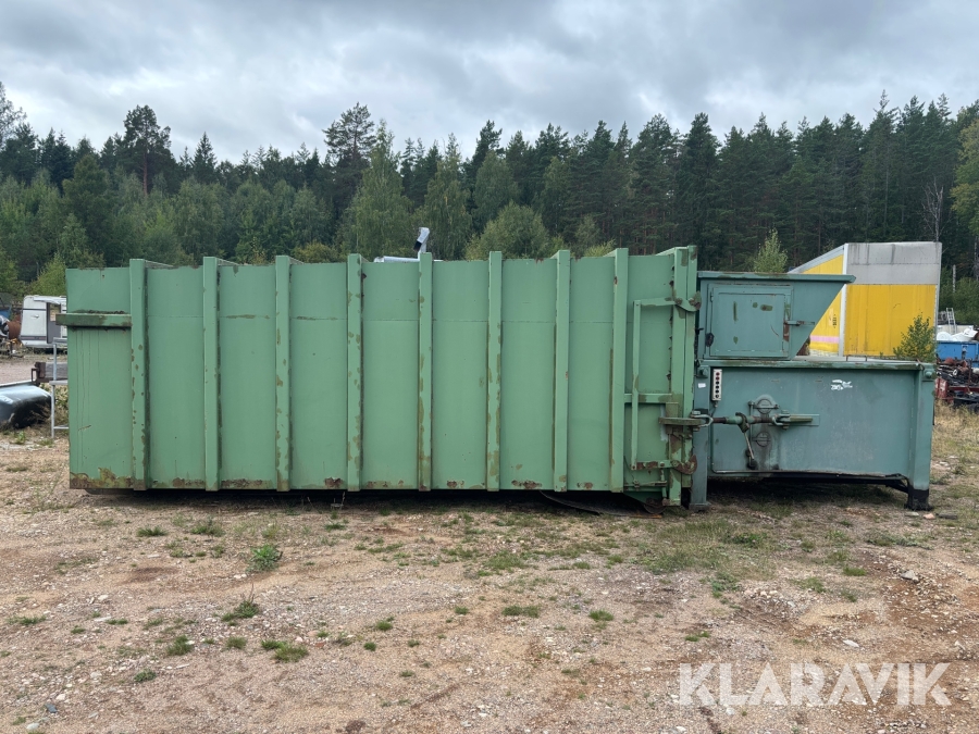 Komprimator på lastväxlarram