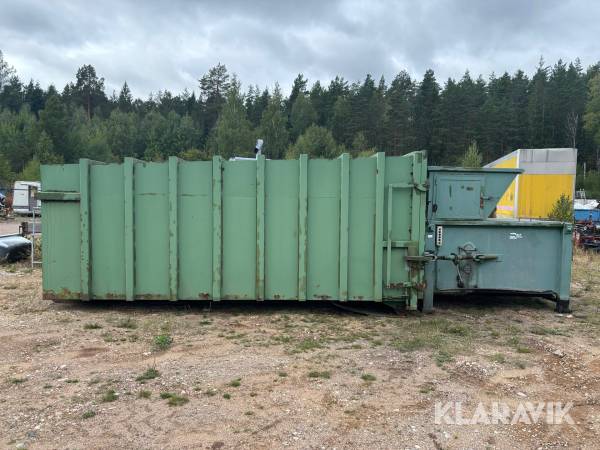 Komprimator på lastväxlarram