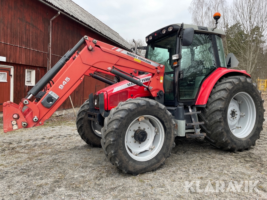 Traktor Massey Ferguson 5455 4WD med lastare