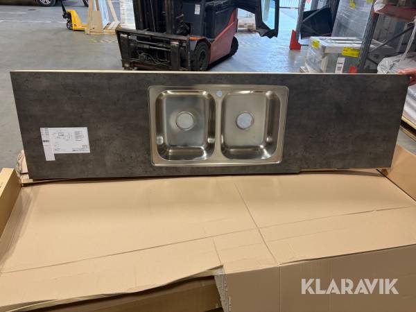 Bänkskiva med dubbelho LG Collection