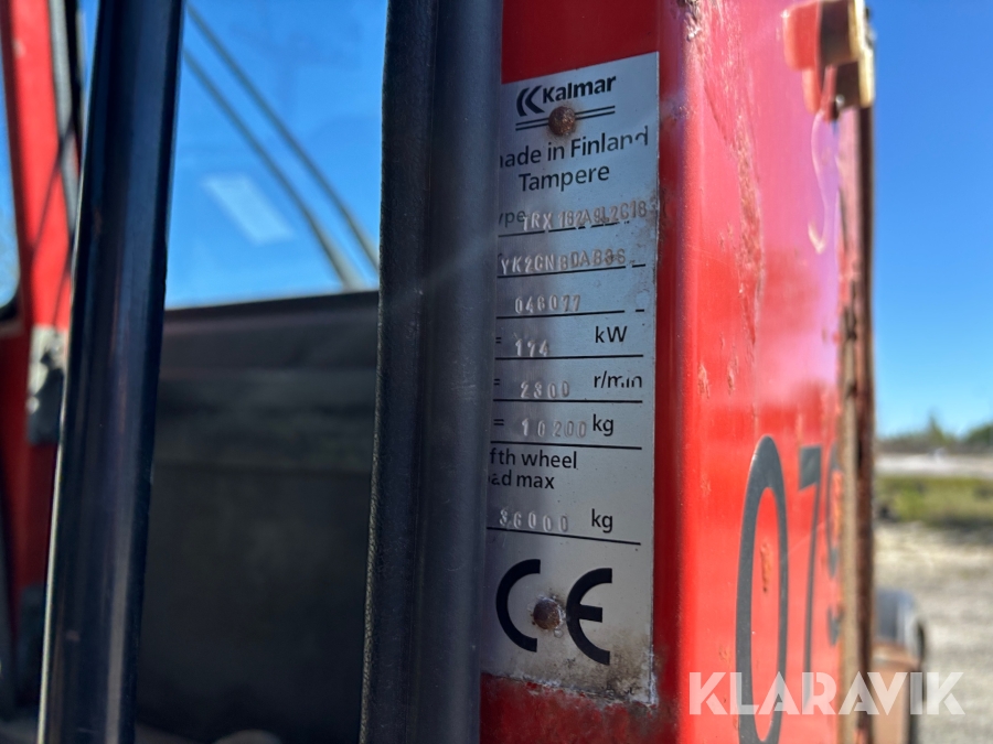 Terminallastbil Kalmar Sisu  Trx-182 AL dragare