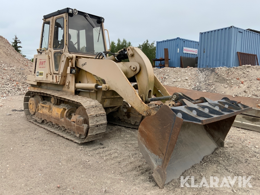 Bandlastare Caterpillar C953 med skopa