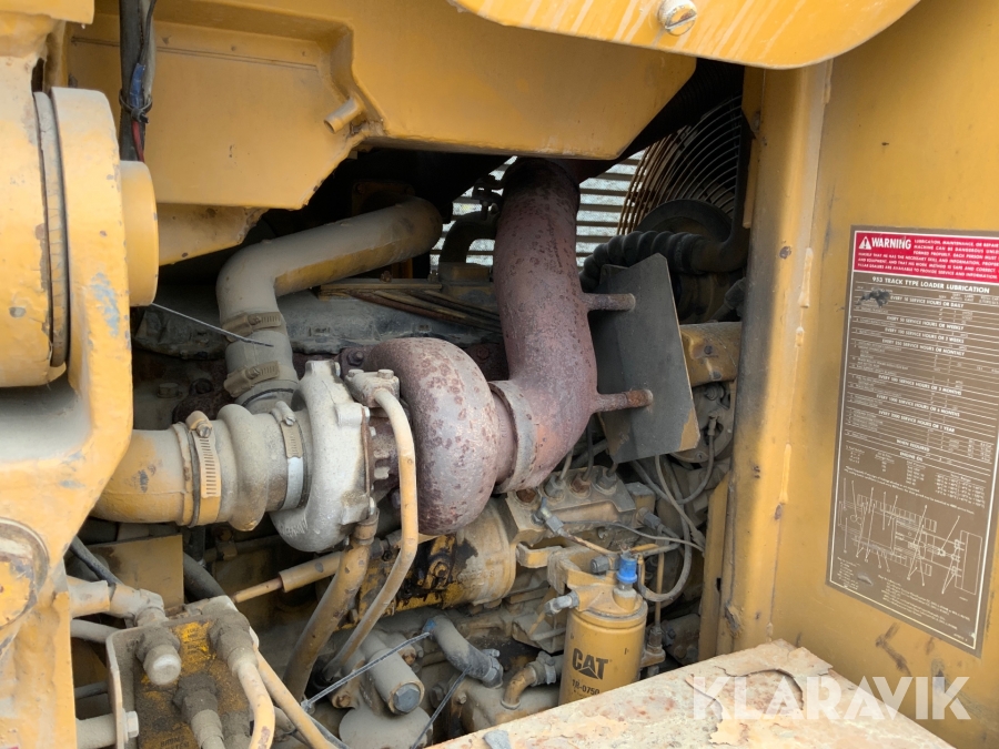 Bandlastare Caterpillar C953 med skopa