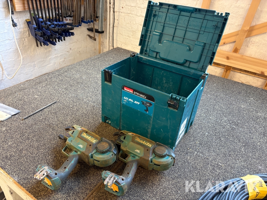 Najmaskiner med koppartråd Makita DTR180ZJ 2 st