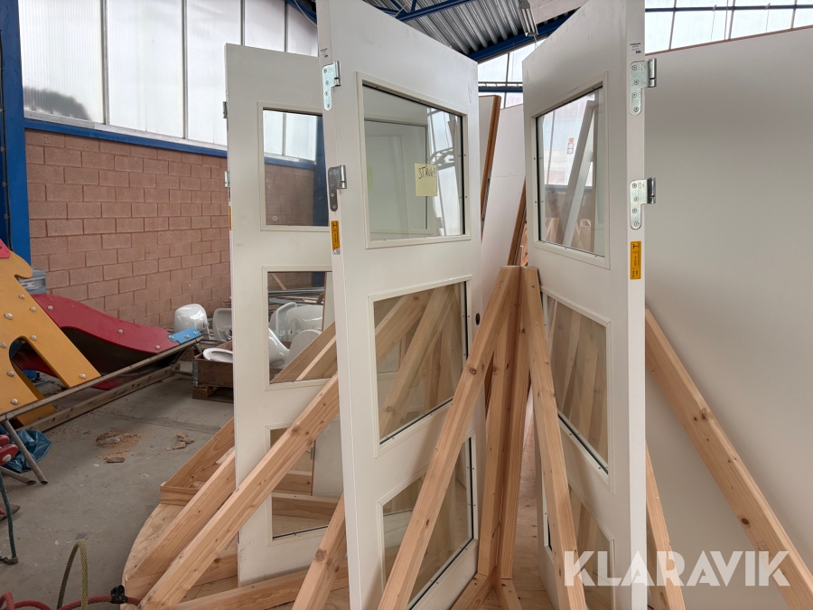 Dörrar med glas Swedoor 925x2040 3st