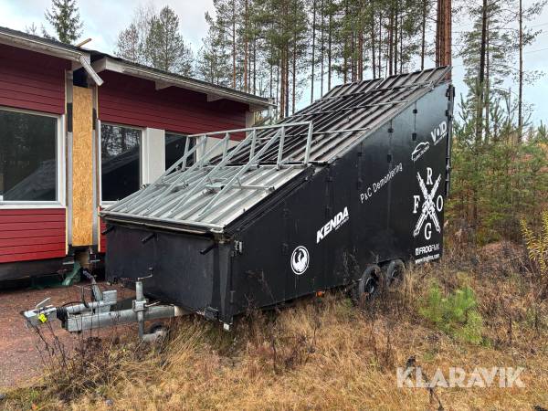 Täcktsläp Bålsta-släpet L 2-axlad