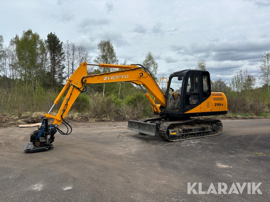 Grävmaskin 8,5 ton Zi-ienyu ZY85-8