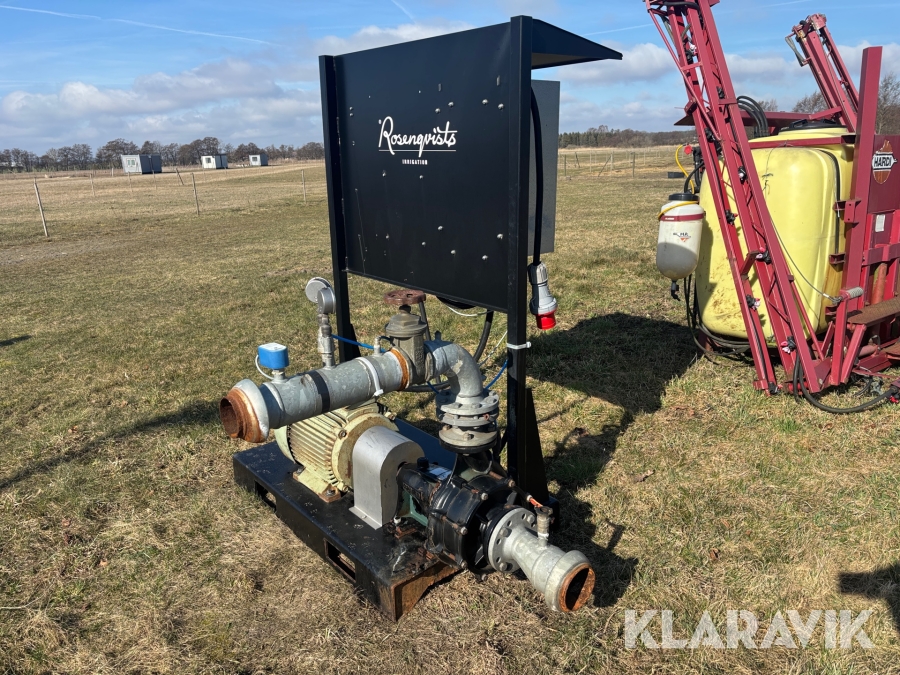 Bevattningspump Rosenqvists 22kW - Frekvensstyrd