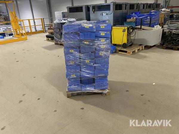 Plastlådor ljusblå 50 st