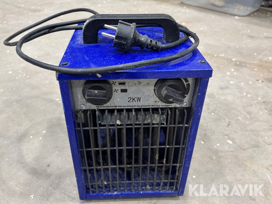 Värmefläkt Biltema 2 kW