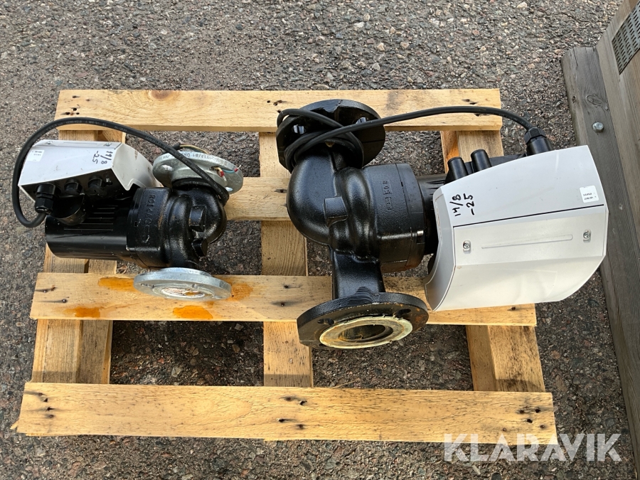 Cirkulationspump Lowara Ecocirc XLplus 65-120F och 32-100 2 st