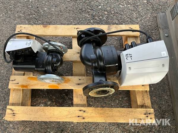 Cirkulationspump Lowara Ecocirc XLplus 65-120F och 32-100 2 st