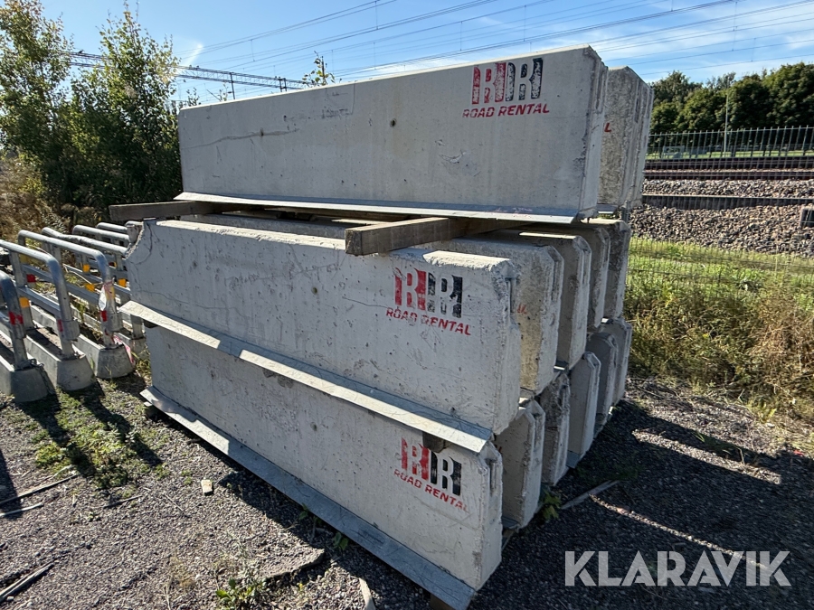 Parti Betongbarriärer 14st 3m Safe Road