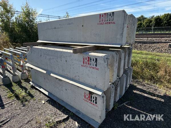 Parti Betongbarriärer 14st 3m Safe Road