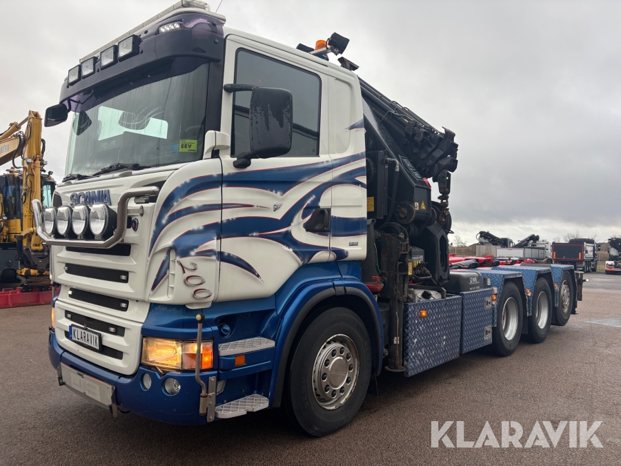 Kranväxlare Scania R420 8X4 Tridem