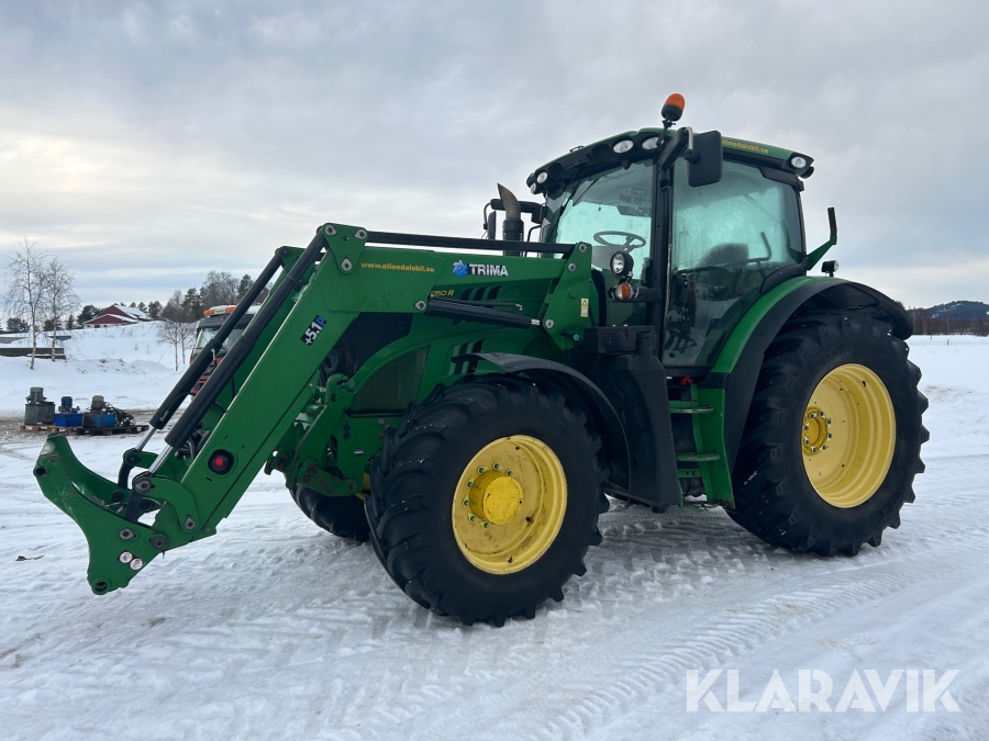 Traktor John Deere 6150R med lastare
