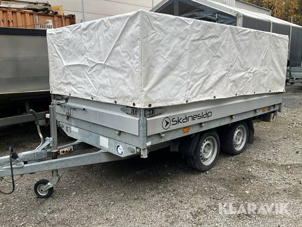 Personbilssläp Hapert 2700 med tipp