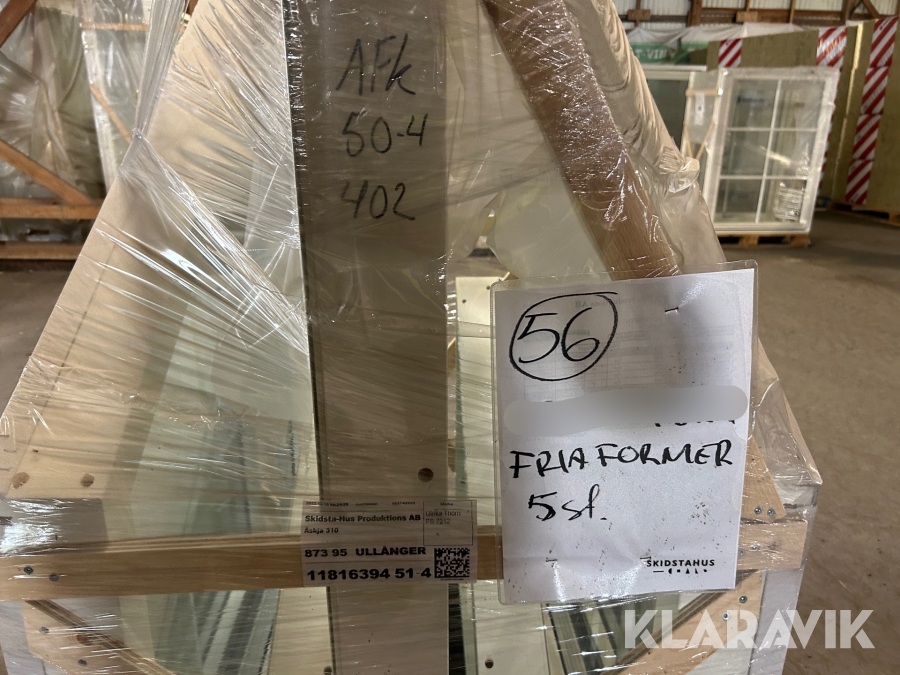 Fönsterparti Elitfönster Aluminium fast, Örnsköldsvik, Klara