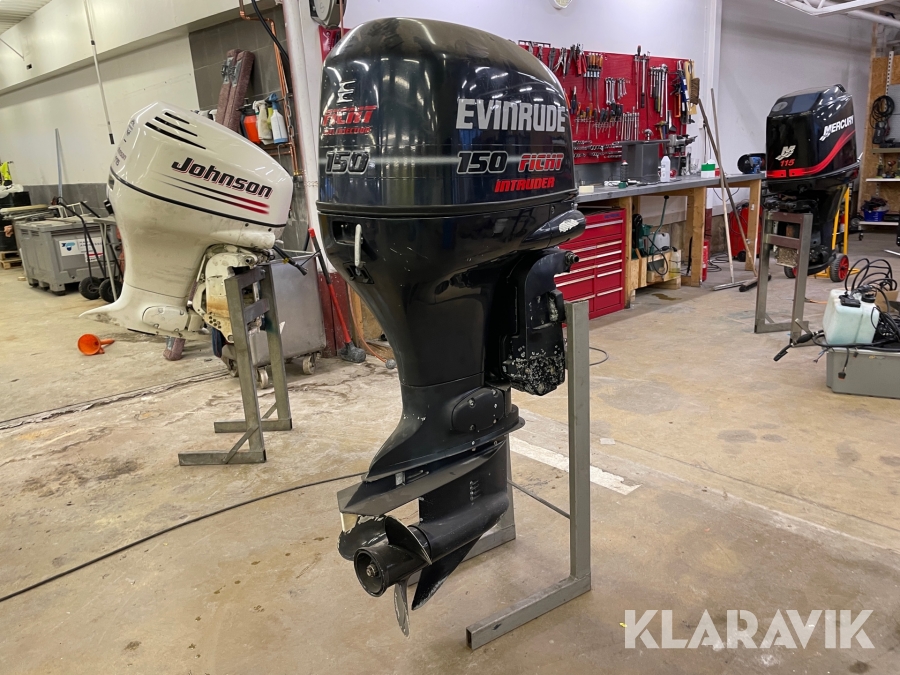 Utombordare Evinrude 150 ficht intruder
