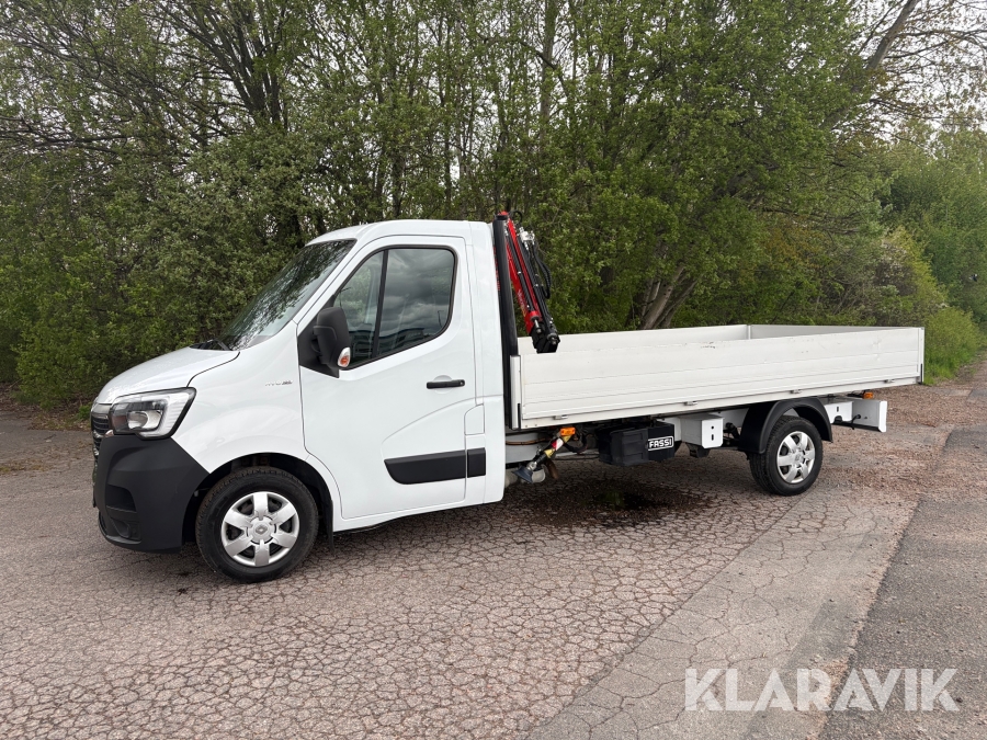 Renault Master 2,3 dCi med kran