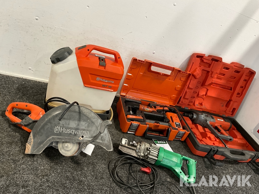 Handverktyg 5st Husqvarna, Fein, Benfof