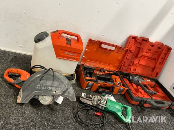 Handverktyg 5st Husqvarna, Fein, Benfof