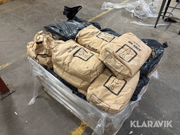Blästersand Ok-grit ca 1200kg