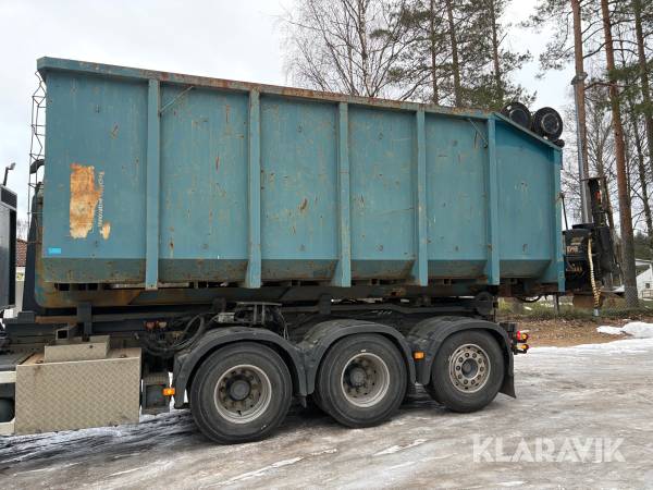 Kranflak med kran Hiab 144 E-4 Hipro