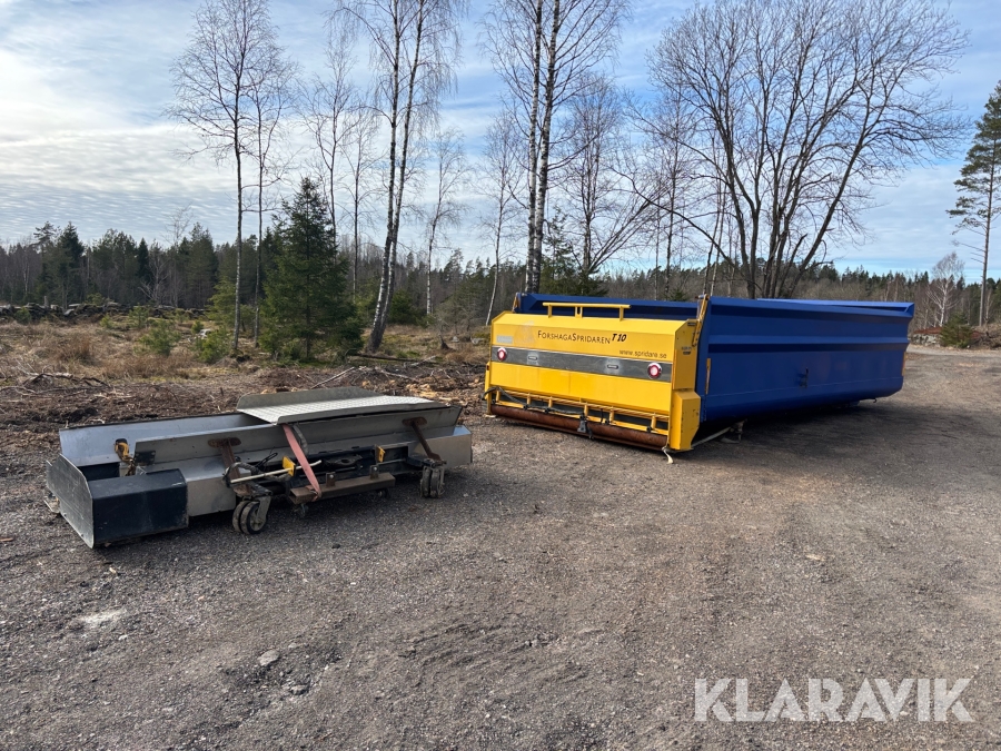 Lastväxlarflak Cmt OPT221 med sandspridare och stödkamtläggare