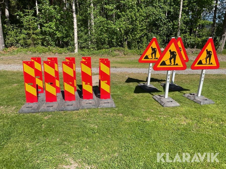 Skyltar Vägjobb I Sverige