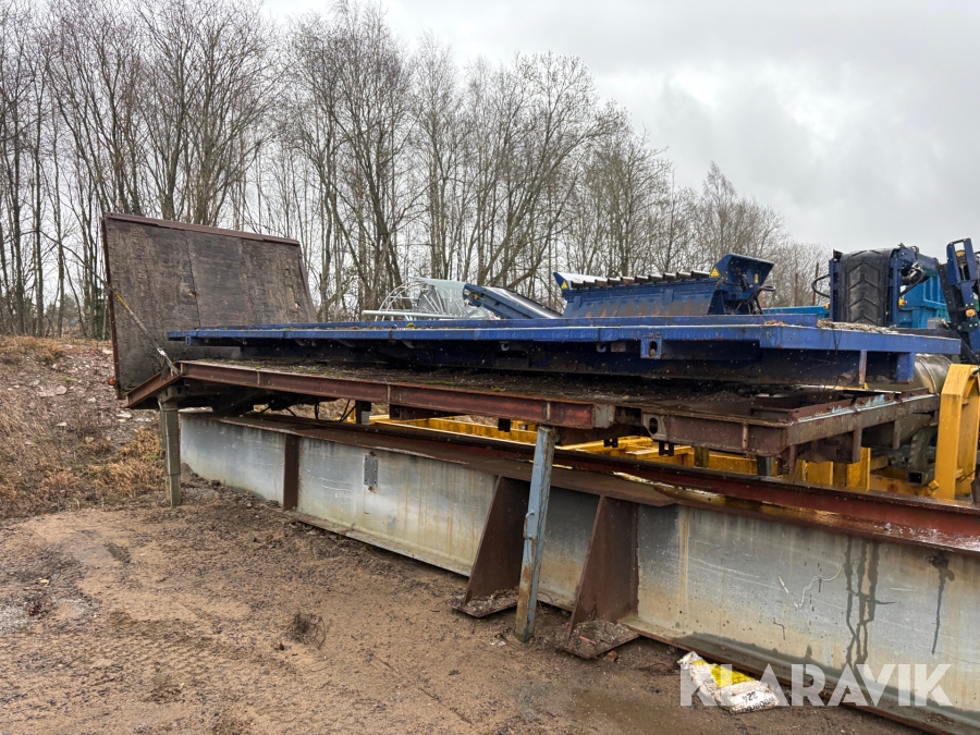 Maskinflak med laxolås & ramp