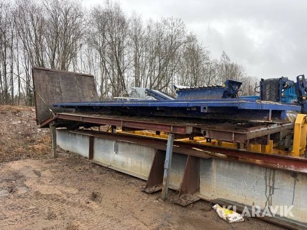 Maskinflak med laxolås & ramp