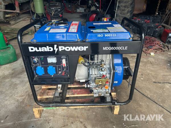 Nytt Elverk Duab Power MDG6000CLE